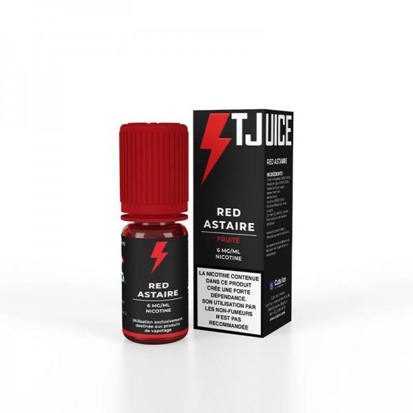🌿 Saveurs rafraîchissantes et gourmandes : Découvrez l'iconique Red Astaire de Tjuice, un e-liquide incontournable pour les amateurs de sensations fortes. Ce mélange unique allie la fraîcheur intense du menthol et de l'eucalyptus à la douceur des fruits rouges, sublimée par une touche d'anis et des baies sauvages. 🍇 En arrière-goût, des notes subtiles de raisin noir se dévoilent pour un plaisir prolongé à chaque bouffée.

📦 Format pratique : Disponible en flacon de 10ML avec 12 mg de nicotine, cet e-liquide est idéal pour les vapoteurs en quête d'une expérience gustative audacieuse et équilibrée.

🔥 Qualité premium : Conçu avec des ingrédients de haute qualité, le Red Astaire garantit une vapeur dense et savoureuse tout en étant doux pour votre matériel.
