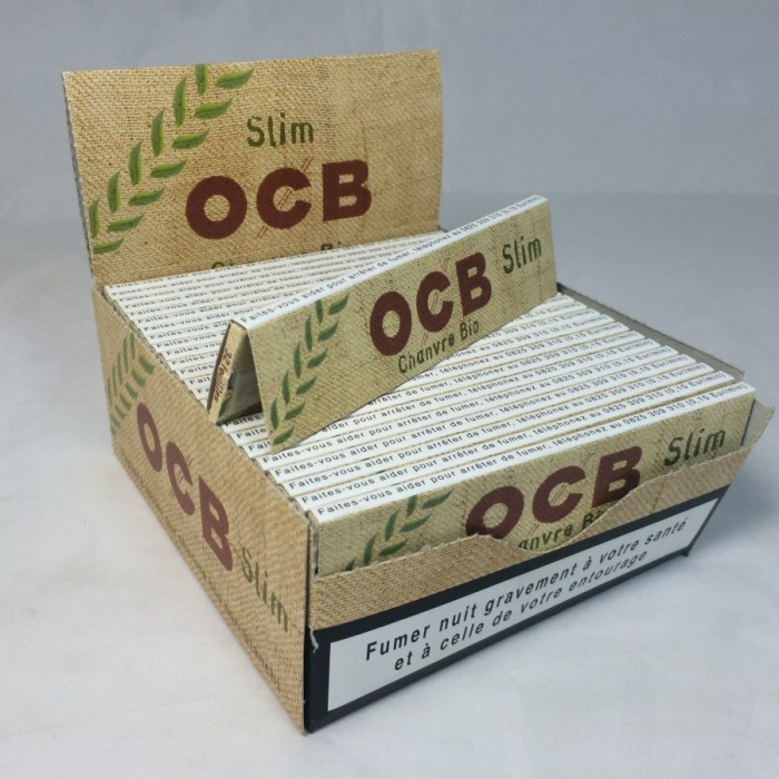 Image principale 50 PAQUETS OCB SLIM CHANVRE BIO