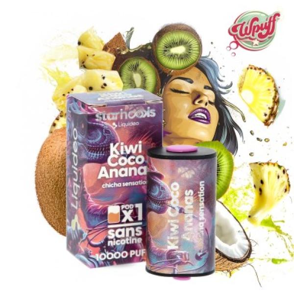 Image principale STARHOOKS LIQUIDEO KIWI COCO ANANAS | 10 000 PUFFS 💨